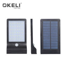 OKELI Modern decorative outdoor wall bracket light 5v IP44 waterproof Garden solar led wall lamp